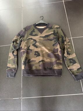 Coach Men's Camouflage Crewneck Sweatshirt - Green, Brown, Black NWT